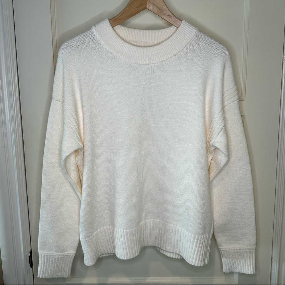 Philosophy Cream Crewneck Sweater